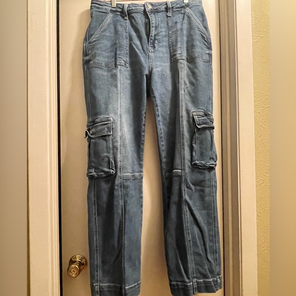 Blue Cargo Jeans